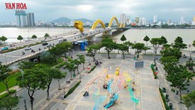 Không gian Tết truyền thống rộn ràng bên sông Hàn