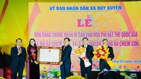 Rộn ràng khai hội Bà Chiêm Sơn đầu Xuân