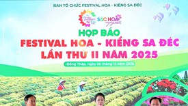 Đồng Tháp tổ chức Festival Hoa - Kiểng Sa Đéc lần II năm 2025 'Sắc hoa ngày mới'