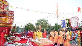 Trang nghiêm lễ tế thiên tại Miếu Bà Phú Thạnh