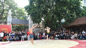 Tinh thần thượng võ ở sới vật đình Mai Động 