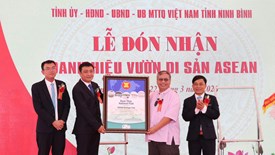Vườn Quốc gia Xuân Thủy đón nhận danh hiệu Vườn di sản ASEAN