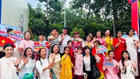 Những nét vẽ nối nhịp tình hữu nghị Việt Nam - Cuba trong Lễ hội Văn hóa Thế giới tại Hà Nội