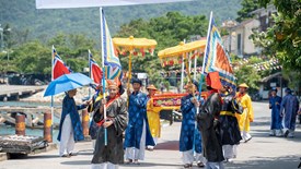 Trải nghiệm văn hóa miền biển tại lễ hội cầu ngư xã Tân Hiệp 