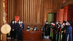 Bộ VHTTDL khảo sát về công tác bảo tồn, phát huy giá trị di sản văn hoá tại Bắc Ninh