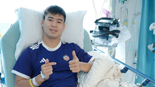 Duy Mạnh phẫu thuật thành công tại Mỹ