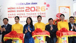 Triển lãm "Mừng Đảng, mừng Xuân và thành công Đại hội XIV của Đảng"
