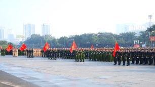 Bộ Công an xuất quân đảm bảo an ninh, trật tự bảo vệ Đại hội đại biểu toàn quốc lần XIV của Đảng