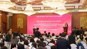 Tập huấn tuyên truyền bầu cử đại biểu Quốc hội khóa XVI và HĐND các cấp