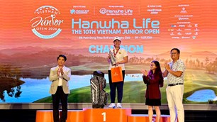 Nữ golfer Thái Lan đăng quang tại Vietnam Junior Open 2026