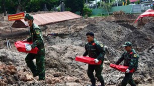 Thêm 11 bộ hài cốt liệt sĩ được quy tập tại Công viên Lê Thị Riêng