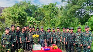 Cà Mau tổ chức tìm kiếm hài cốt liệt sĩ tại Nghĩa trang tạm Cầu Chữ Y 