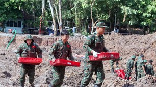 Quy tập thêm hơn 100 bộ hài cốt liệt sĩ tại Công viên Lê Thị Riêng