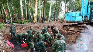 Quy tập thêm 141 hài cốt liệt sĩ tại Công viên Lê Thị Riêng