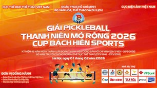 Khởi động Giải Pickleball Thanh niên mở rộng 2026