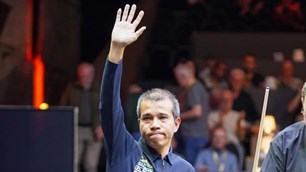 Cơ thủ Trần Quyết Chiến vô địch giải Billiards quốc tế ở Pháp