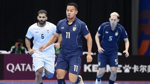 Đội tuyển Futsal Thái Lan thua sốc tại tứ kết giải châu Á