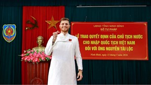 Tiền đạo Geovane Magno nhận quốc tịch Việt Nam với tên mới Nguyễn Tài Lộc