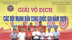 TP.HCM nhất toàn đoàn Giải các đội mạnh bắn cung Quốc gia 2026
