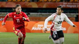 Đội tuyển nữ Việt Nam thua đậm Nhật Bản tại ASIAD 2026