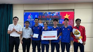 TP.HCM khen thưởng đội tuyển teqball giành HCĐ ASIAD 2026