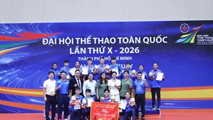Xếp hạng huy chương Đại hội Thể thao toàn quốc 2026 mới nhất: Đoàn nào đang dẫn đầu?