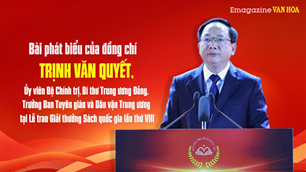 Bài phát biểu của đồng chí Trịnh Văn Quyết, Ủy viên Bộ Chính trị, Bí thư Trung ương Đảng, Trưởng Ban Tuyên giáo và Dân vận Trung ương tại Lễ trao Giải thưởng Sách quốc gia lần thứ VIII