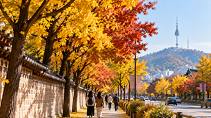 Khám phá 110 cung đường ngập sắc lá vàng giữa lòng Seoul