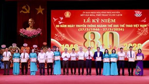 Thái Nguyên hướng tới trở thành trung tâm thể thao khu vực miền núi phía Bắc