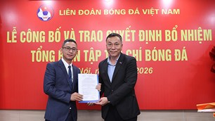 VFF trao Quyết định bổ nhiệm Tổng Biên tập Tạp chí Bóng đá