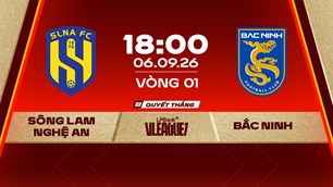 Nhận định trận đấu SLNA vs Bắc Ninh, 18h00 ngày 6.9: Điểm tựa thành Vinh