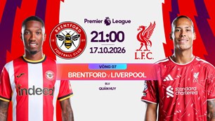 Link xem trực tiếp Brentford vs Liverpool, 21h00 ngày 17.10 - vòng 7 Ngoại hạng Anh 