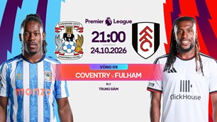 Nhận định trận đấu Coventry vs Fulham, 21h00 ngày 24.10: Chung kết ngược khó đoán