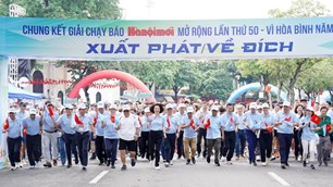 Gần 5.000 người dự chung kết Giải chạy Báo Hà Nội mới lần thứ 51