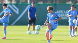 Đội tuyển U23 Việt Nam sẵn sàng cho trận Tứ kết trước đội U23 UAE
