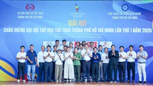 Sôi động Giải bơi chào mừng Đại hội TDTT TP.HCM lần thứ I năm 2026