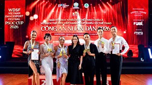 Học trò Khánh Thi được Liên đoàn nhảy thể thao thế giới khen ngợi