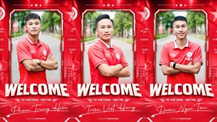 Thể Công - Viettel chiêu mộ Doãn Ngọc Tân, Phạm Trung Hiếu và Triệu Việt Hưng