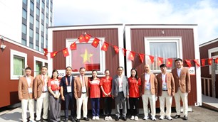 Thứ trưởng Hoàng Đạo Cương kiểm tra nơi ăn, ở của Đoàn Thể thao Việt Nam tại ASIAD 20