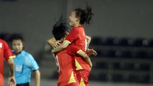 U17 nữ Việt Nam thắng đậm Palestine trong trận ra quân vòng loại châu Á
