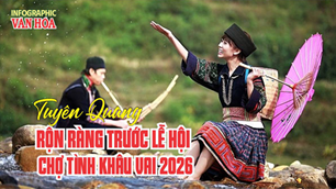 (Infographic) Tuyên Quang rộn ràng trước Lễ hội Chợ tình Khâu Vai 2026