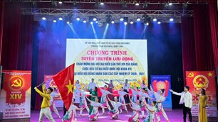 Đẩy mạnh tuyên truyền chào mừng Đại hội đại biểu toàn quốc lần thứ XIV của Đảng, bầu cử ĐBQH khóa XVI và HĐND các cấp