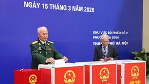 Hà Nội vận hành thử quy trình bầu cử tại phường Ba Đình