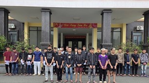 Khởi tố 25 bị can trong vụ 40 đối tượng hỗn chiến trên đường phố