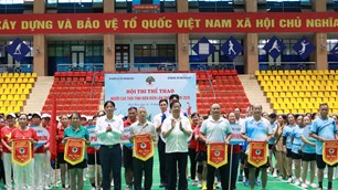 Hơn 600 VĐV tham gia Hội thi Thể thao Người cao tuổi tỉnh Điện Biên 2026