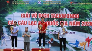 Bế mạc Giải Vô địch Taekwondo các CLB quốc gia 2026