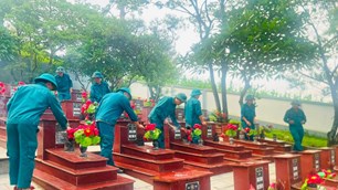 Dâng hương tri ân liệt sĩ tại Mù Cang Chải sau khai quật, lấy mẫu ADN