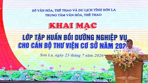 Sơn La tập huấn chuyển đổi số và AI cho 140 cán bộ thư viện cơ sở