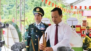 “Địa chỉ đỏ” giáo dục truyền thống nơi biên giới Sín Thầu