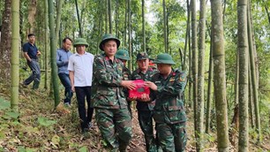 Lào Cai cất bốc hài cốt liệt sĩ chưa rõ danh tính tại Mường Hum